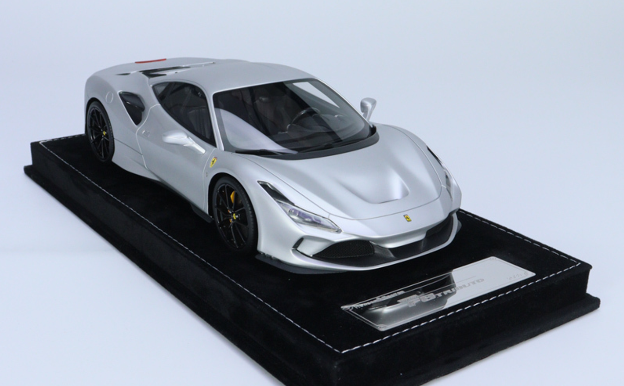 1/18 HH Model Ferrari Supercar F8 Tributo Series Matte silver