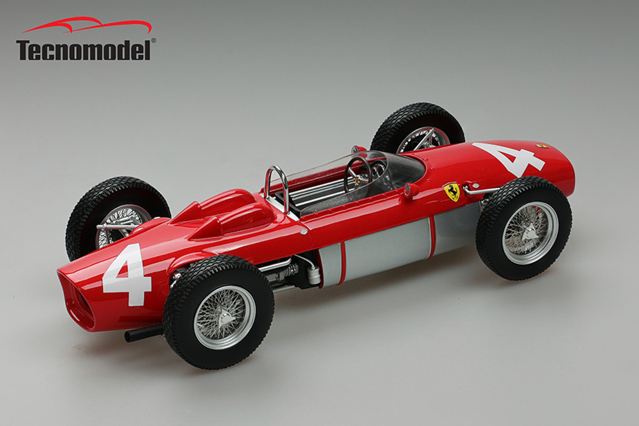 1/18 Tecnomodel Ferrari F1 - 156 1962 Test (Prova) German GP Lorenzo Bandini Car Model