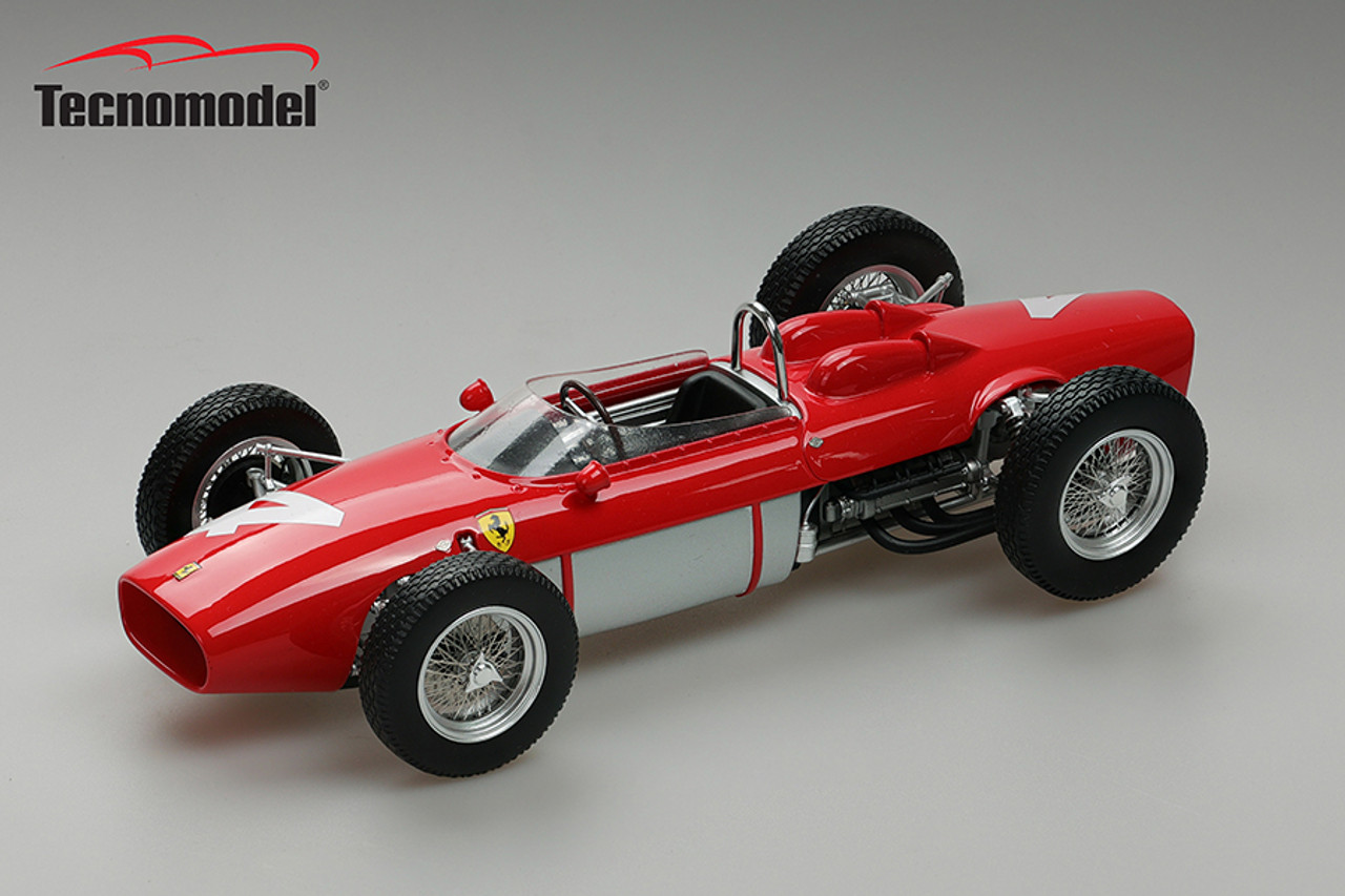 1/18 Tecnomodel Ferrari F1 - 156 1962 Test (Prova) German GP Lorenzo Bandini Car Model