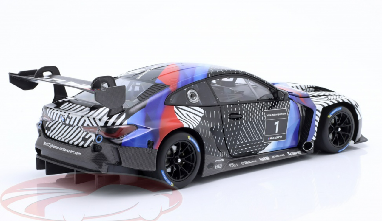 1/18 Minichamps 2021 BMW M4 GT3 #1 Test Car BMW Motorsport Diecast 