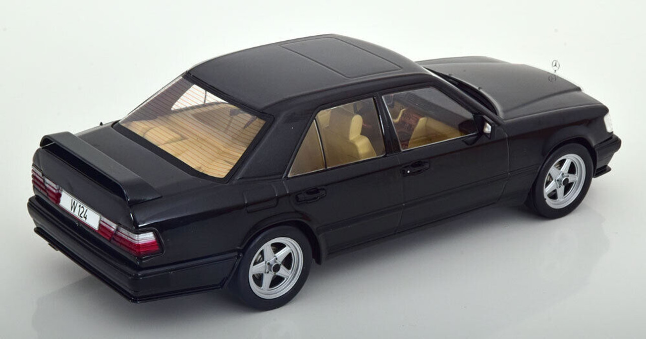 1/18 Modelcar Group 1986 Mercedes-Benz W124 Tuning (Black Metallic) Car  Model