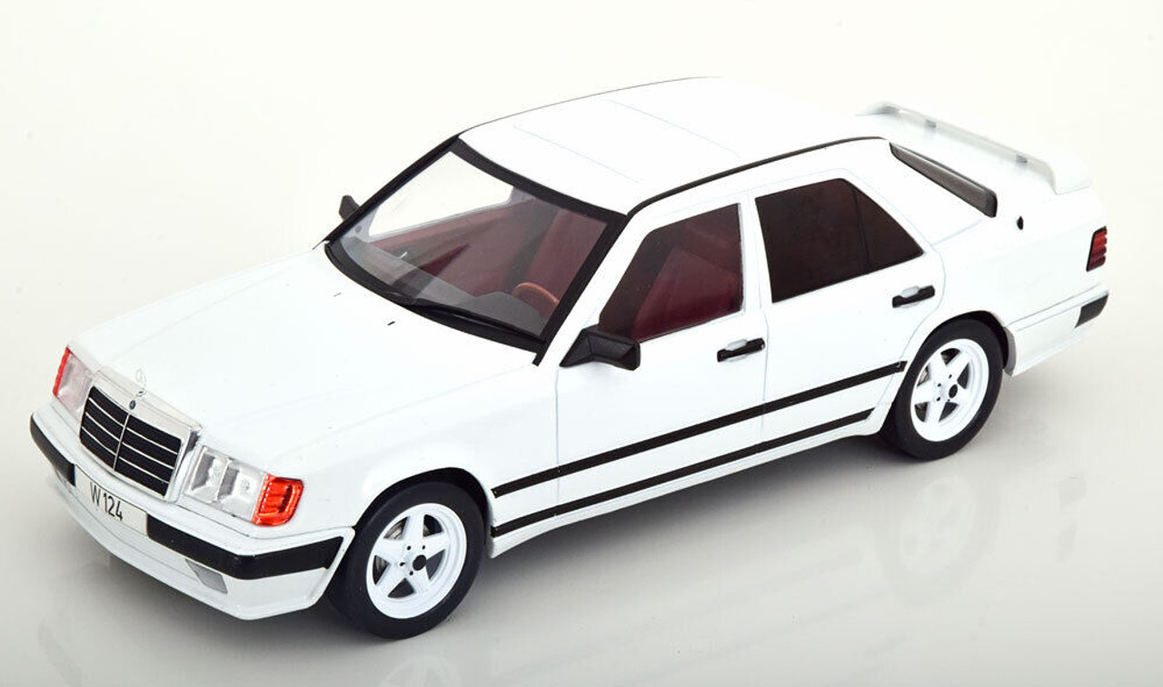 1/18 Modelcar Group 1986 Mercedes-Benz W124 Tuning (White) Car Model