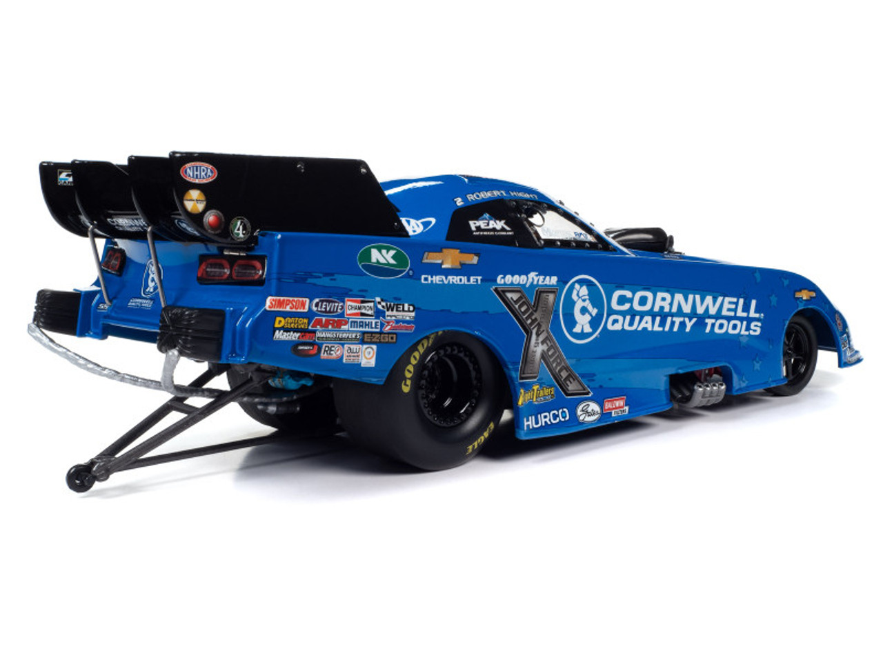 Chevrolet Camaro SS NHRA Funny Car Robert Hight "Cornwell Tools" (2023) "John Force Racing" Limited Edition to 1392 pieces Worldwide 1/24 Diecast Model Car by Auto World