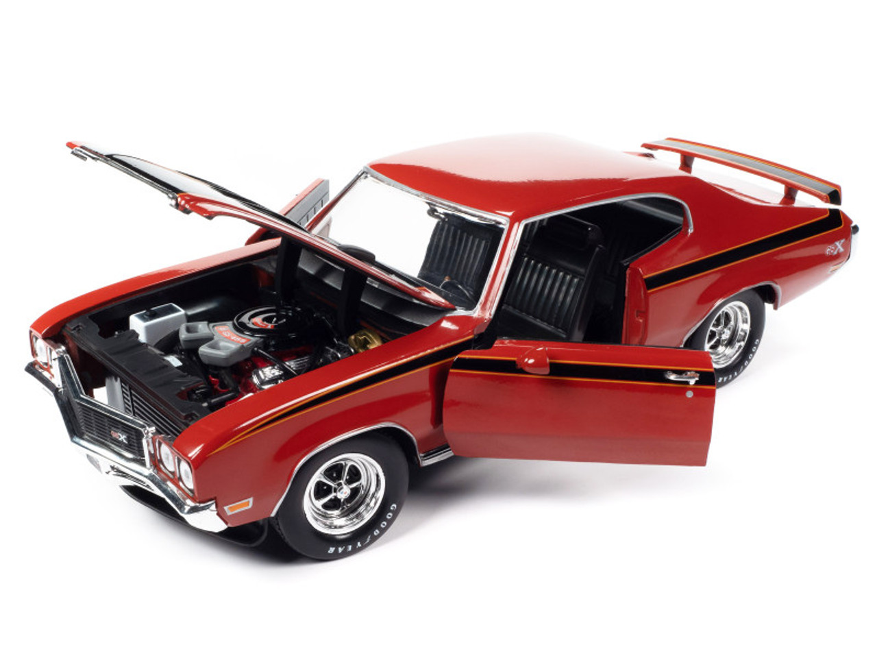 AUTO WORLD☆'71 Buick GSX ☆HOスロットカー Auto World 1971 Buick GSX Red Thunderjet HO Slot Car | Auto