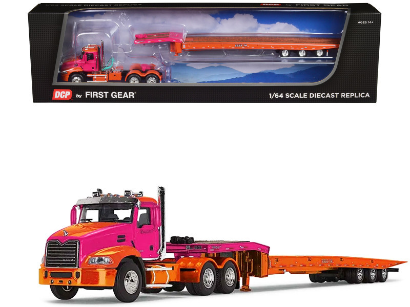 Mack Pinnacle Day Cab with Aftermarket Minimizer Parts and Talbert