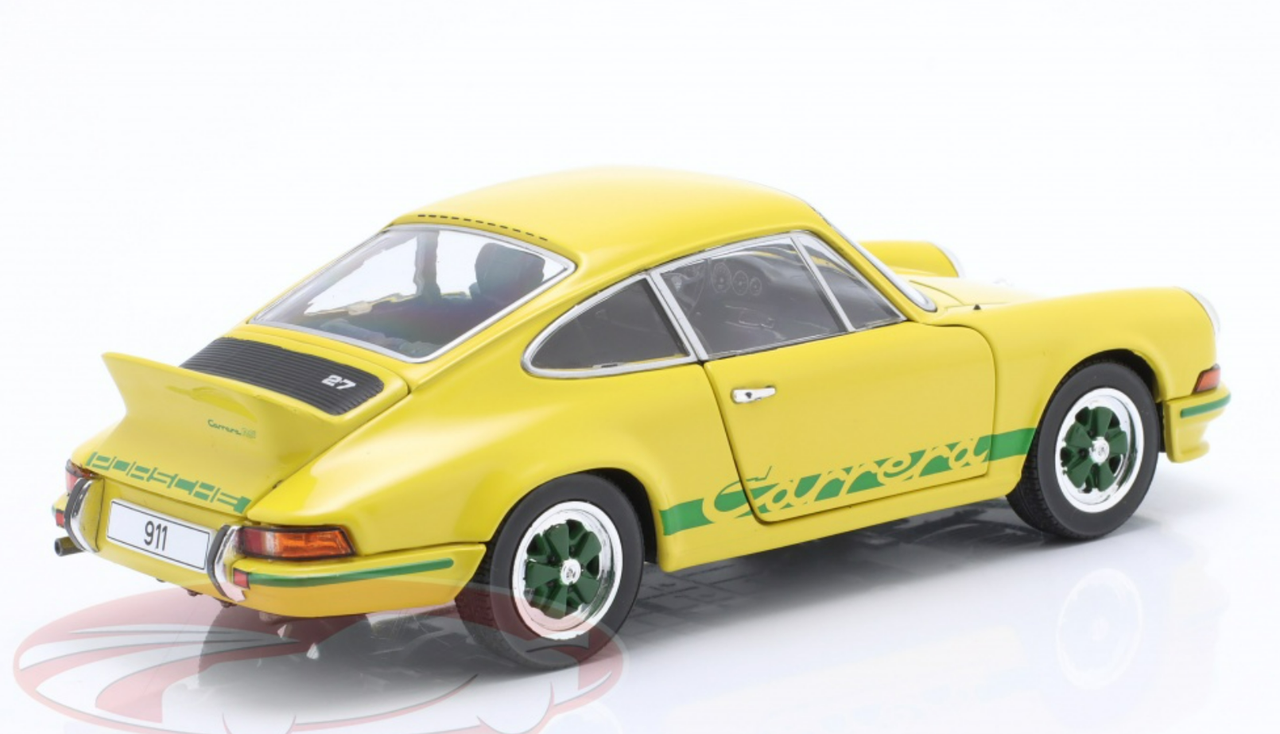 1/24 WhiteBox 1972 Porsche 911 Carrera 2.7 RS (Yellow) Diecast Car Model