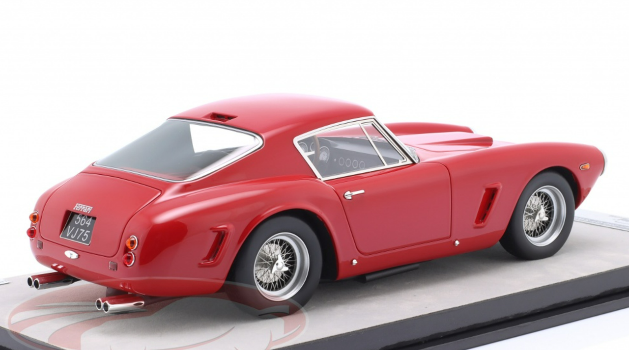 1/18 Tecnomodel 1962 Ferrari 250 GT SWB Clienti Corsa Coupe (Red) Car Model