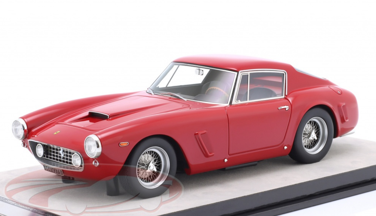 1/18 Tecnomodel 1962 Ferrari 250 GT SWB Clienti Corsa Coupe (Red) Car Model