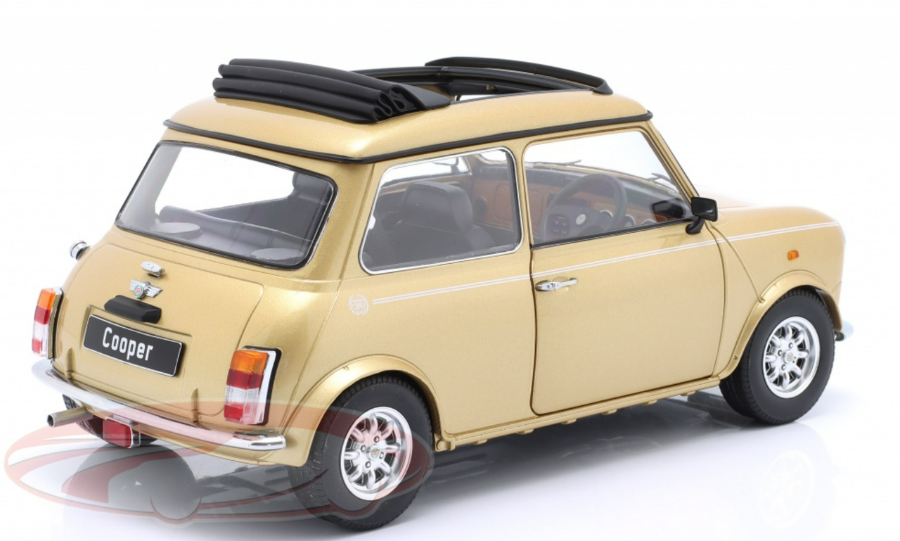 1/12 KK-Scale Mini Cooper RHD with Sunroof (Gold Metaliic) Diecast Car Model