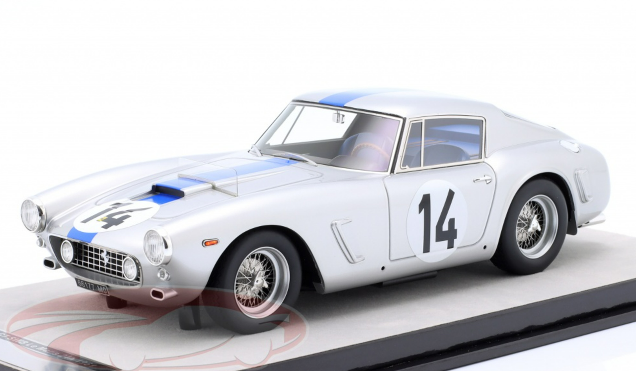 1/18 Tecnomodel 1961 errari 250 GT SWB #14 3rd 24h LeMans Pierre Noblet Pierre Noblet, Jean Guichet Car Model