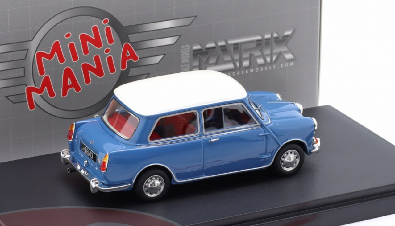 1/43 Matrix 1963-1967 Riley Elf MkII (Blue & White) Car Model