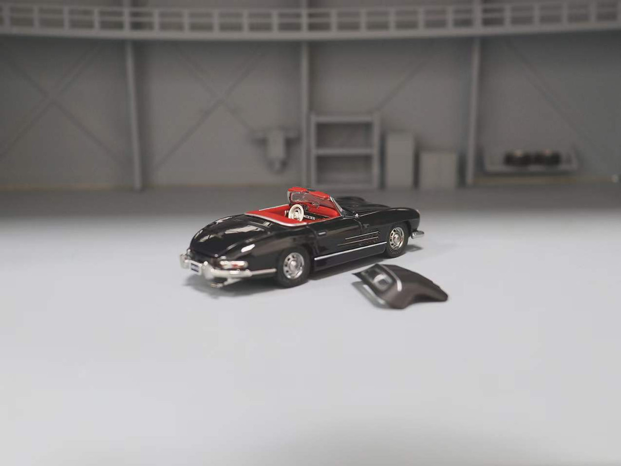 1/64 DCM Mercedes-Benz 300SL (Black) Diecast Car Model