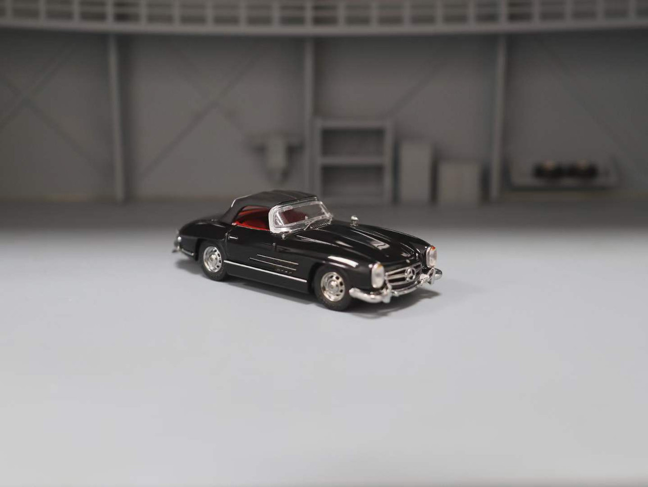 1/64 DCM Mercedes-Benz 300SL (Black) Diecast Car Model