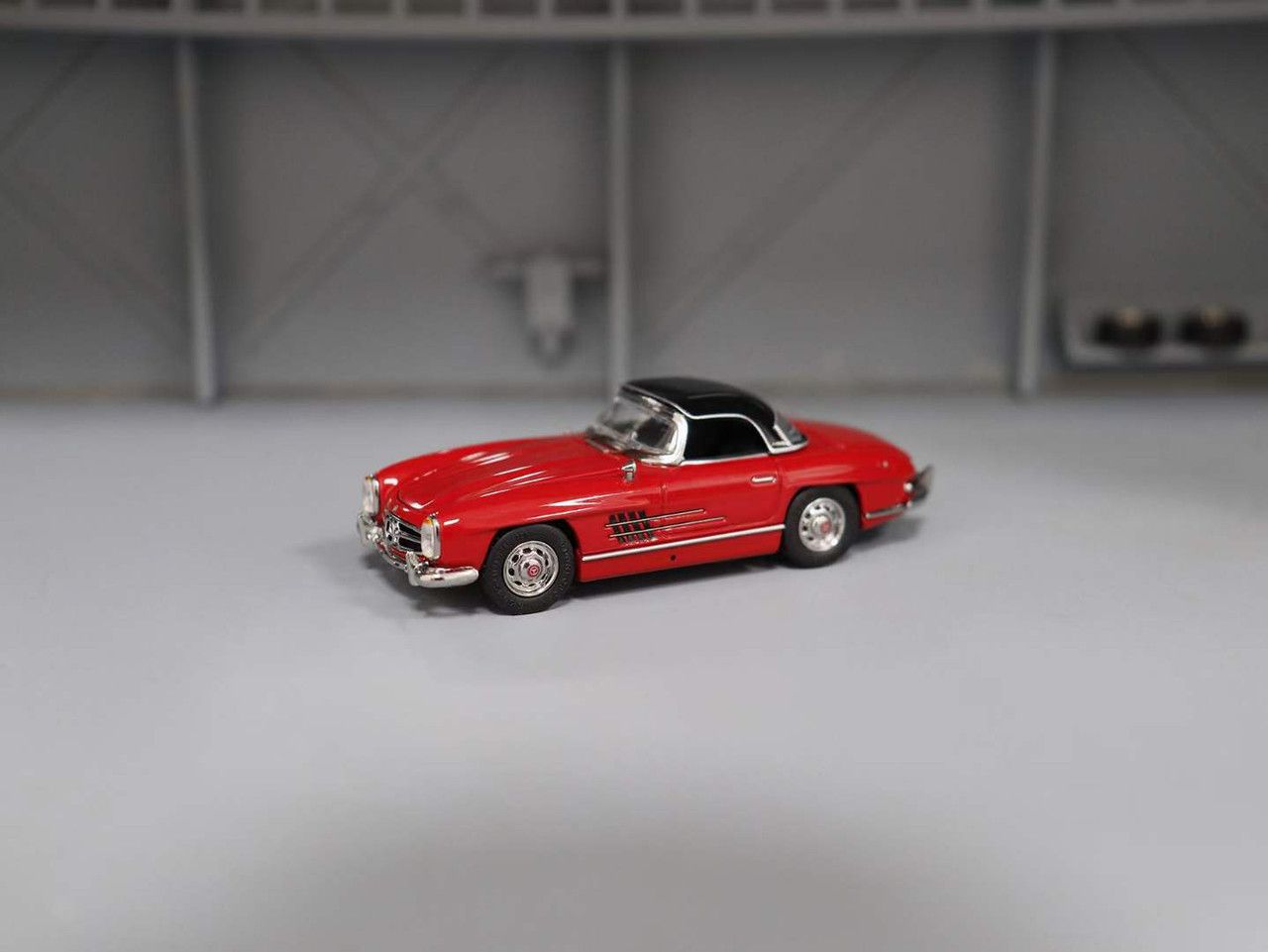 1/64 DCM Mercedes-Benz 300SL (Red) Diecast Car Model