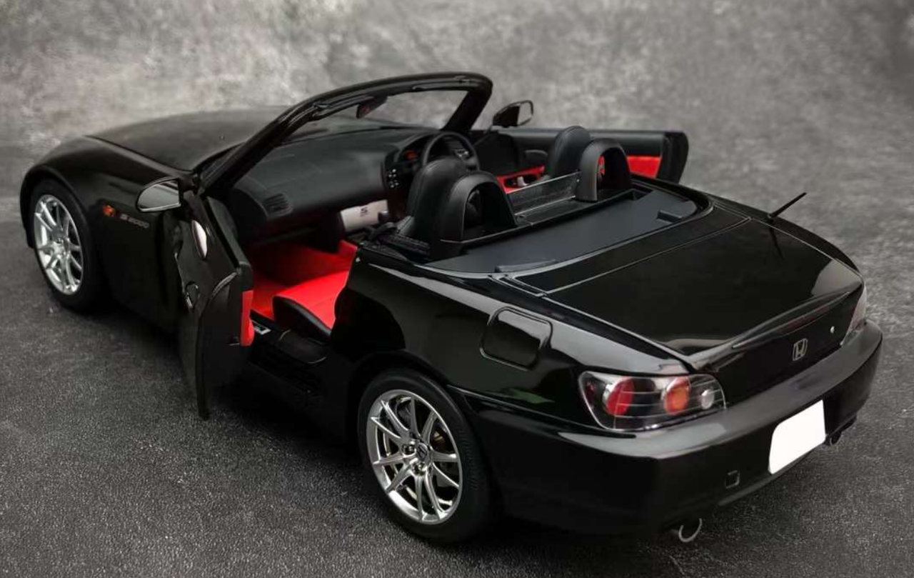 1/18 Motorhelix Honda S2000 AP2 (Berlina Black) Diecast Car Model