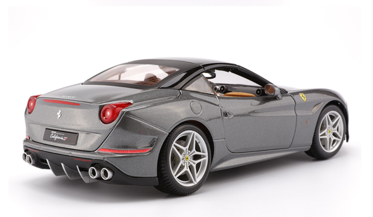 1/18 BBurago Signature Series Ferrari California T Hardtop (Grey) Diecast Car Model