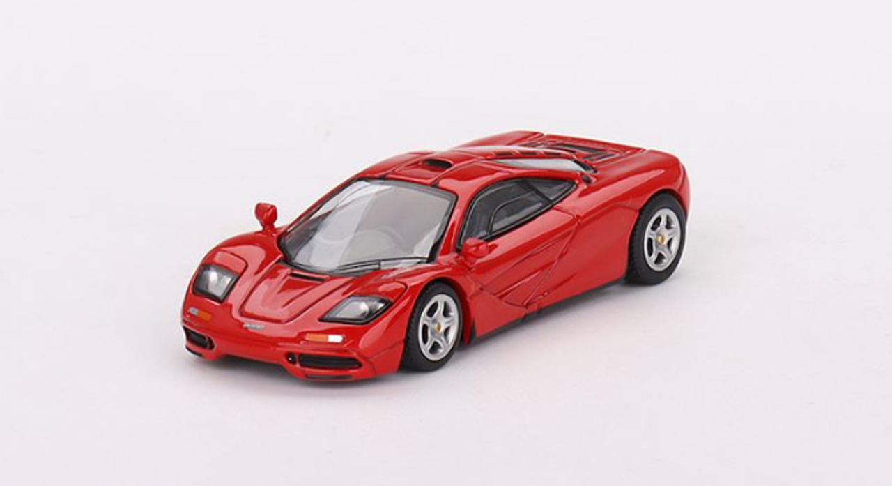 MINI GT マクラーレン F1 (レッド) チェイスカー 1/64 Mini GT McLaren F1 (Red) Diecast Car Model