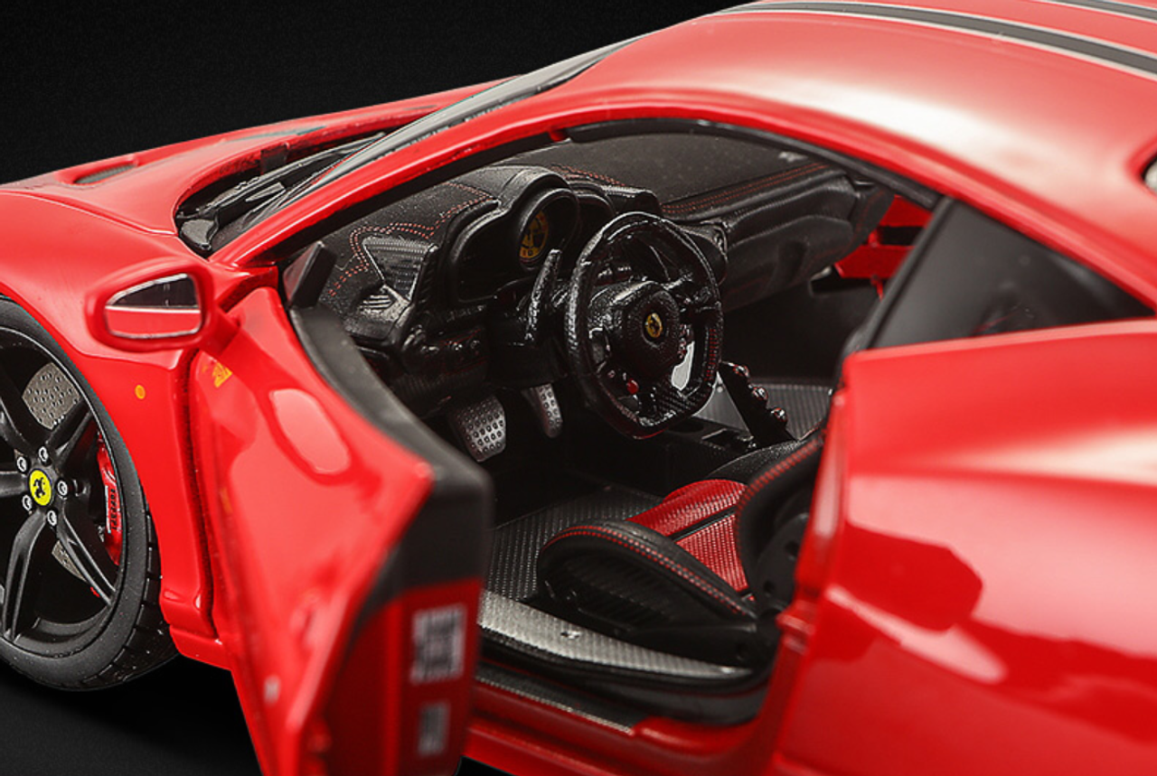 1/18 BBurago Signature Series Ferrari 458 Speciale (Red) Diecast Car Model