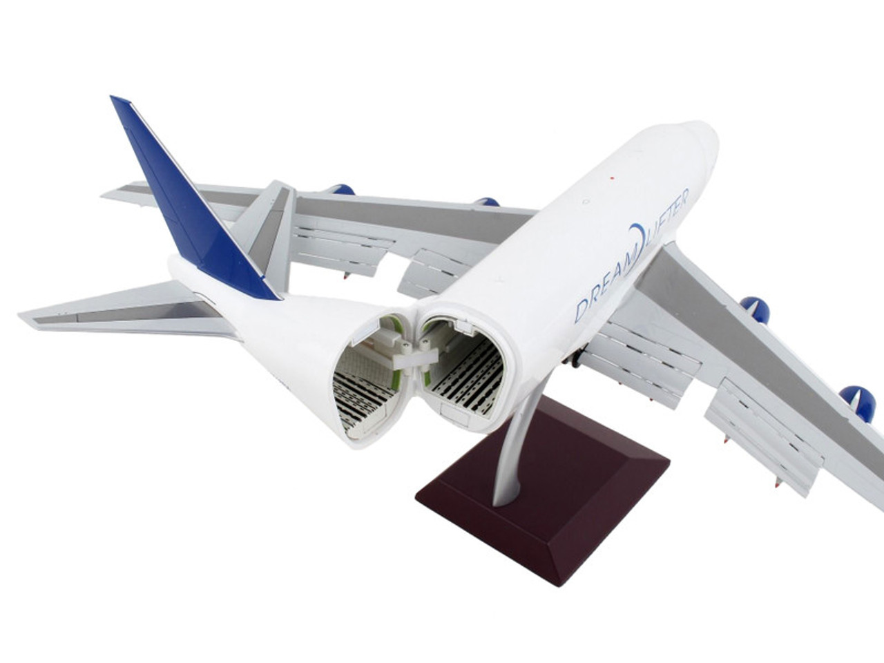 【超希少・新品未開封】Boeing 747 Dreamlifter 1/200 1/200 747-400(LCF)ドリームリフター下地塗装 胴体開閉可 N747BC
