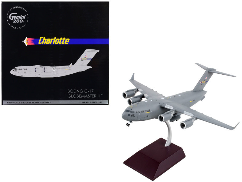 C-17　GLOBEMASTER Ⅲ Gemini　1/200 航空機模型 Boeing C-17 Globemaster III Transport Aircraft 