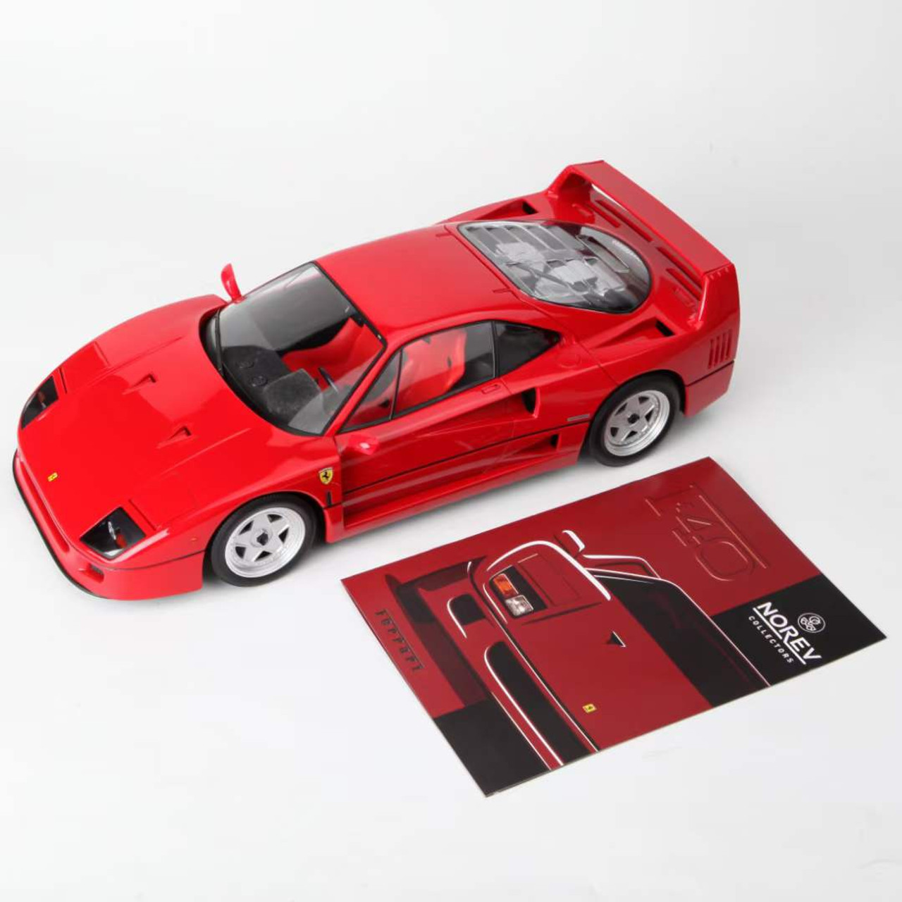1/12 Norev 1987 Ferrari F40 (Red) Diecast Car Model - LIVECARMODEL.com