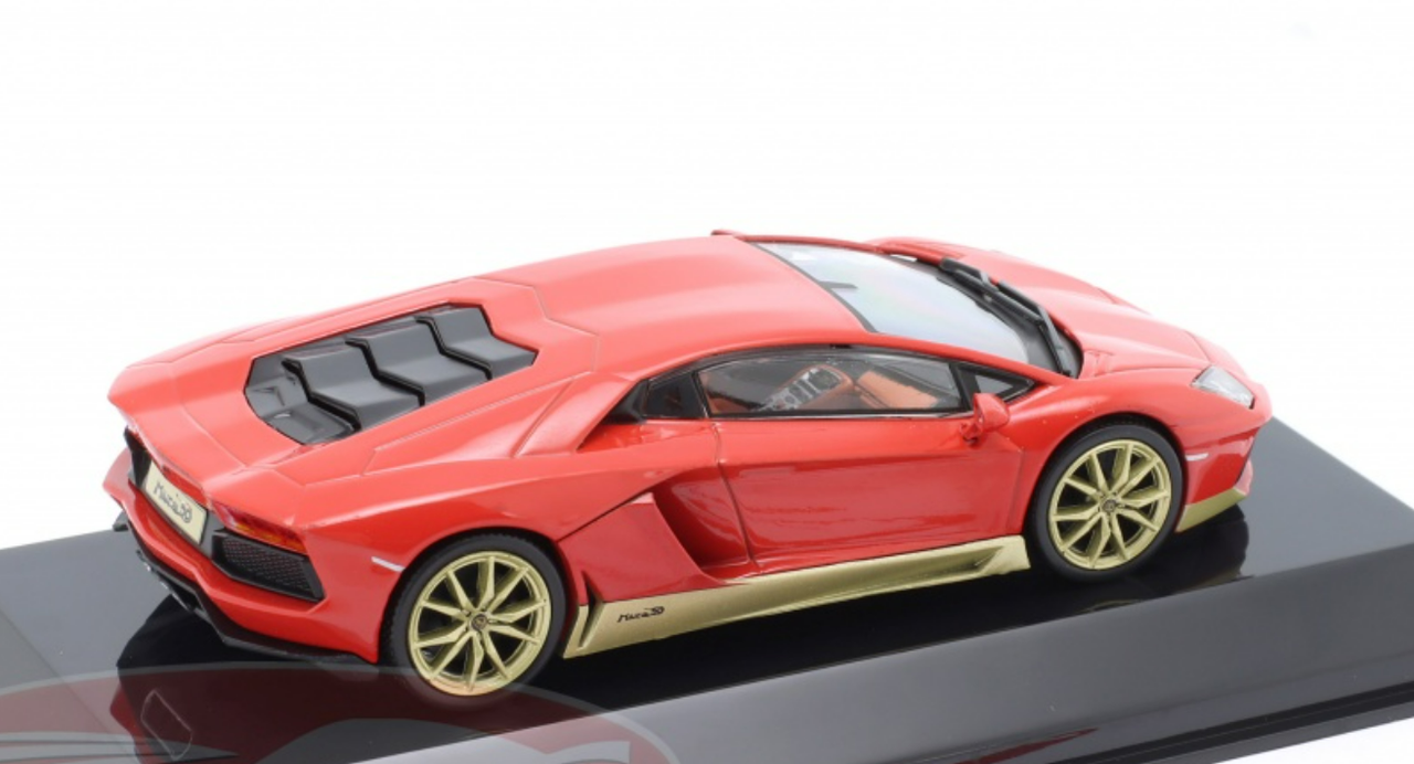 1/43 Altaya 2016 Lamborghini Aventador Miura Homage (Red) Diecast Car Model