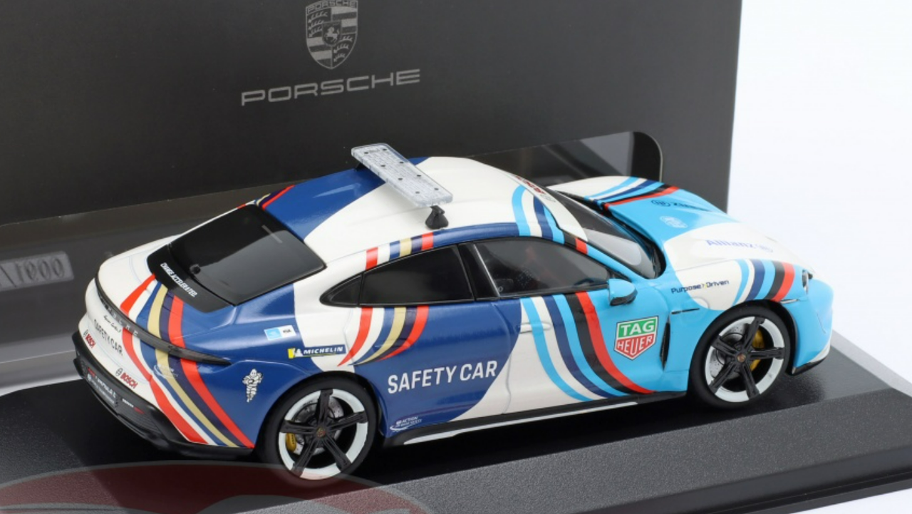 1/43 Dealer Edition 2023 Formula E Porsche Taycan Turbo S Safety Car Car Model