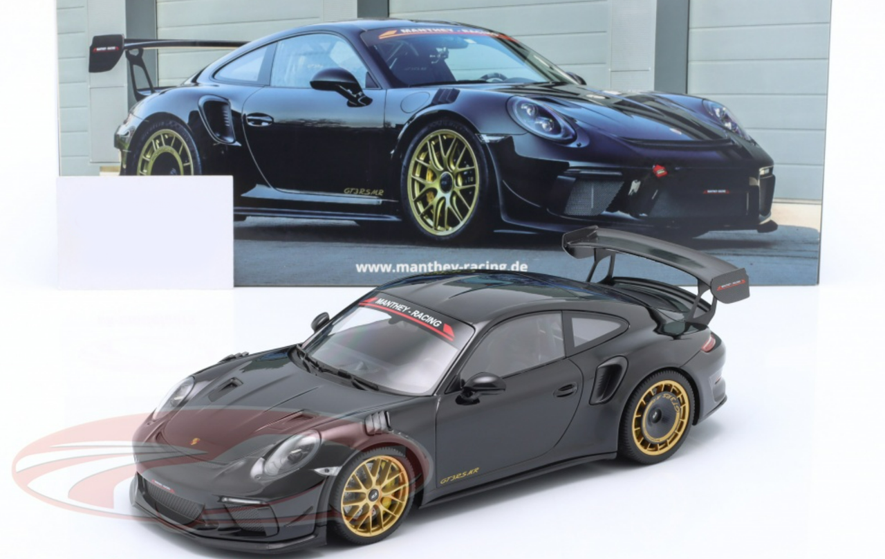 MINICHAMPS Porsche 911 GT3 RSR マットブラック 1/18 Minichamps Porsche 911 (991.2) GT3 RS MR Manthey Racing