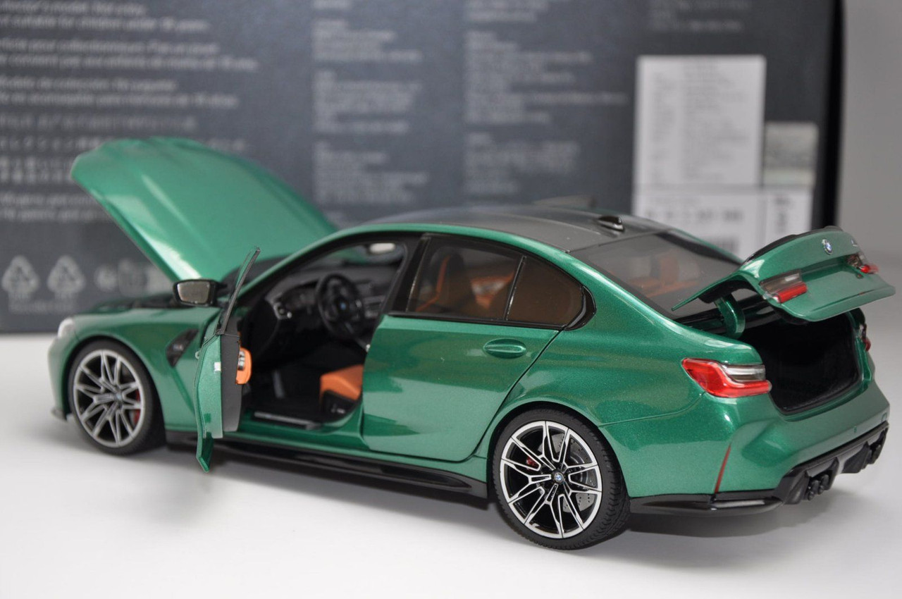 1/18 Dealer Edition BMW M3 G80 (Isle of Man Green) Diecast Car