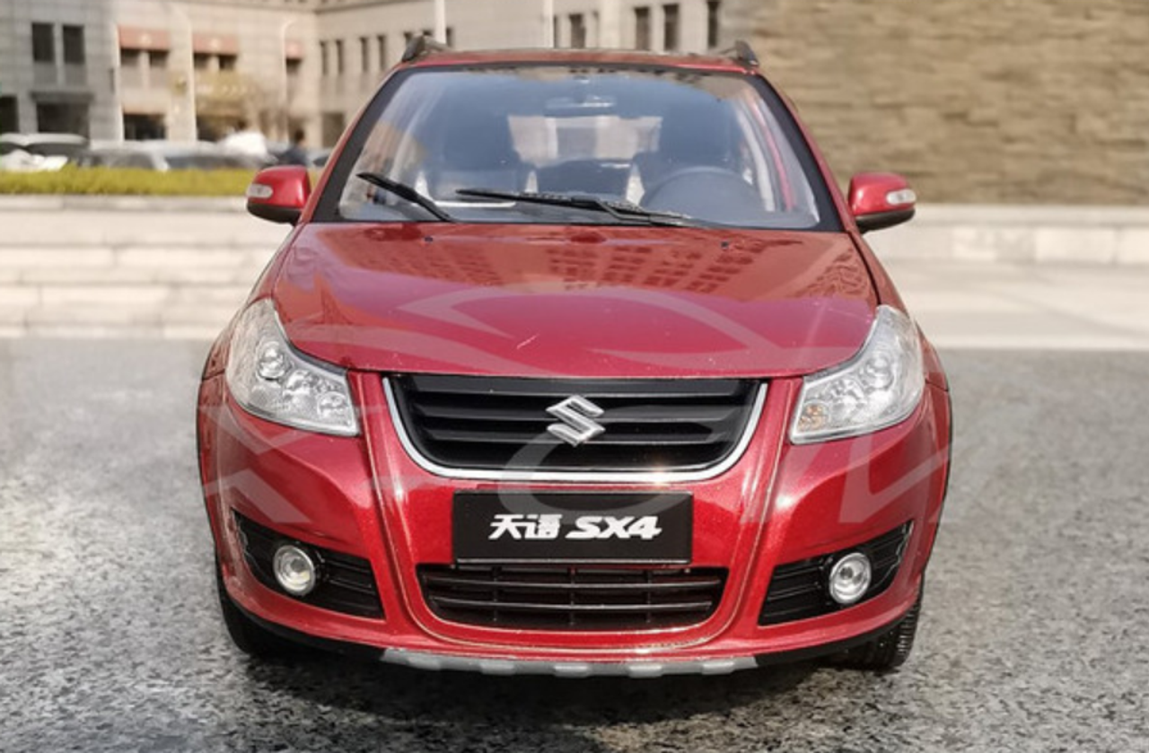 1/18 Dealer Edition Suzuki SX4 S-Cross (Red) Diecast Car Model