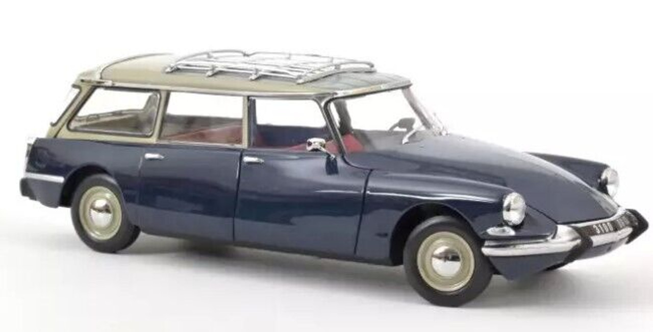 1/18 Norev 1967 Citroen ID 19 ID19 Break (Orient Blue) Diecast Car Model