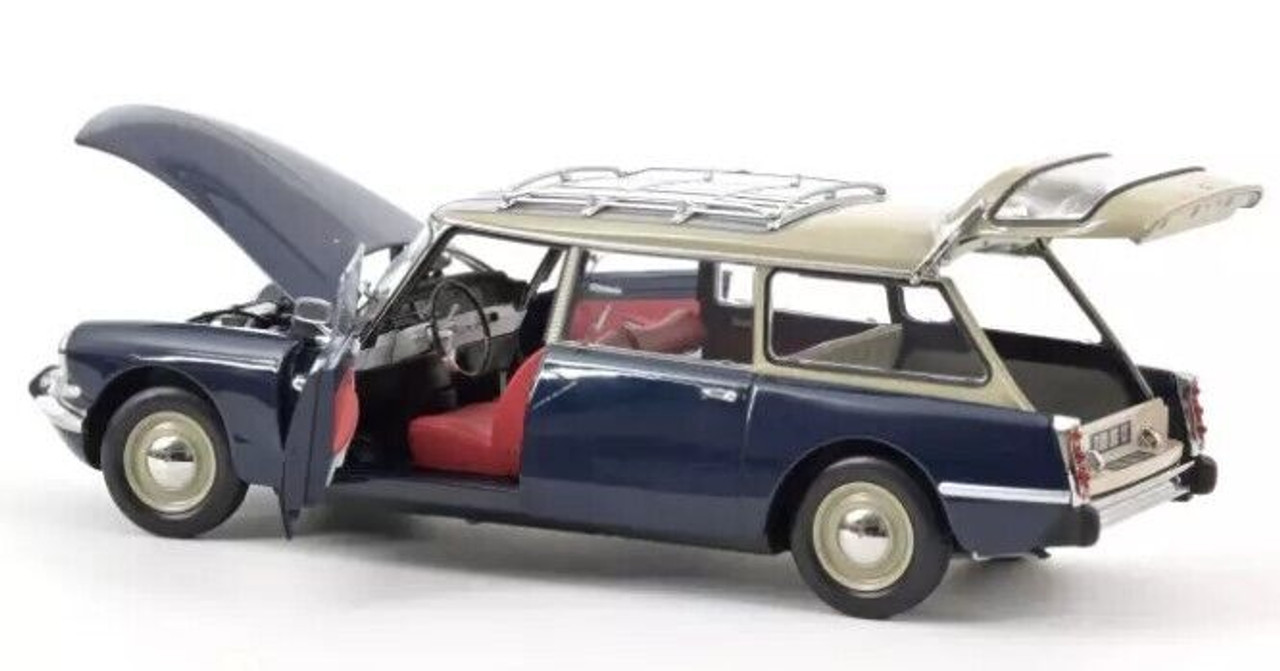 1/18 Norev 1967 Citroen ID 19 ID19 Break (Orient Blue) Diecast Car Model