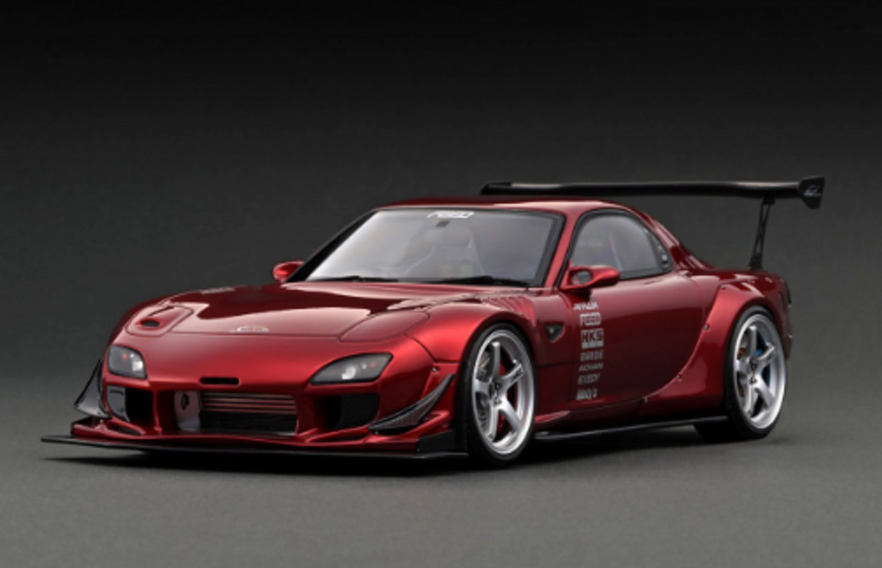 1/18 Ignition Model Mazda RX-7 FEED Afflux GT3（FD3S )Red Metallic