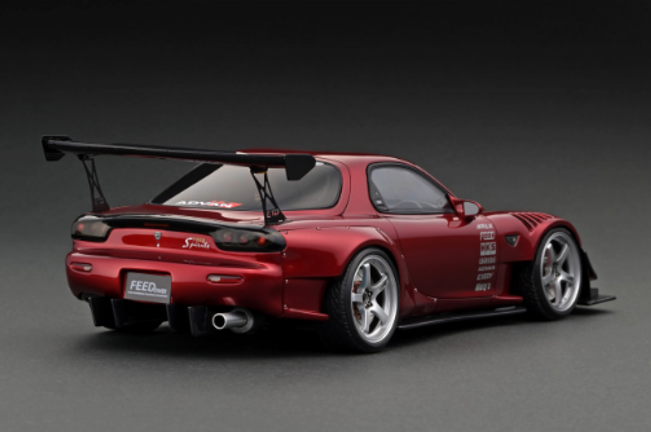 1/18 Ignition Model Mazda RX-7 FEED Afflux GT3（FD3S )Red Metallic