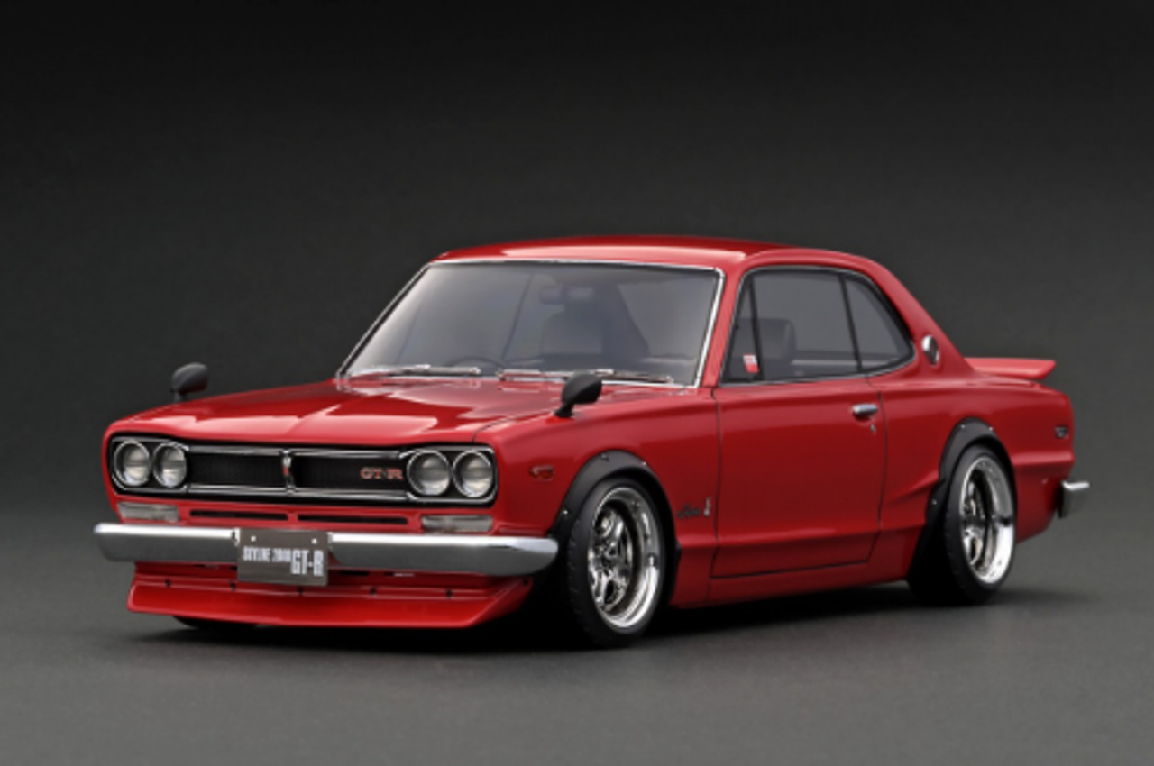 1/18 Ignition Model Nissan Skyline 2000 GT-R (KPGC10) Red