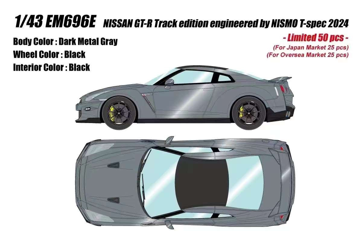 1/43 Makeup 2024 Nissan GT-R GTR R35 Track Edition Engineered by