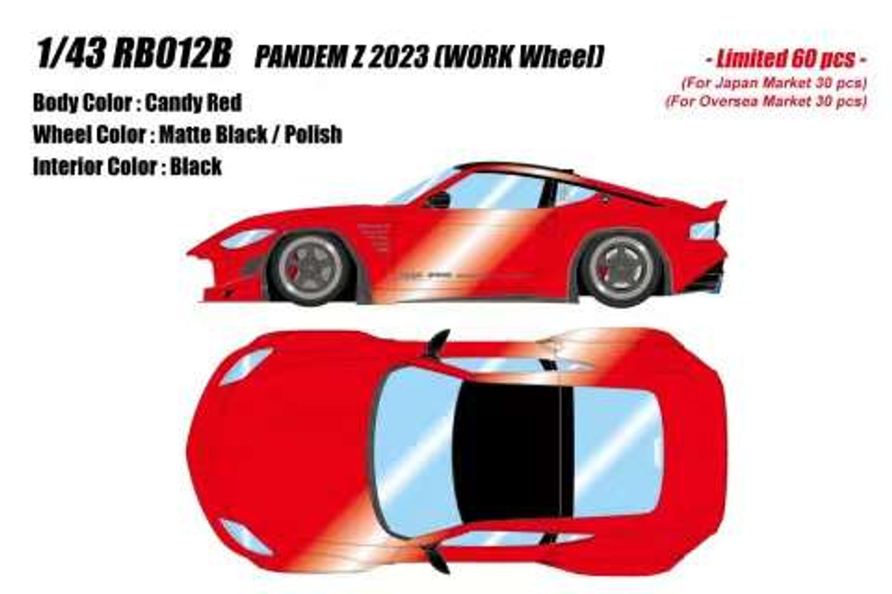 1/43 Makeup 2023 Nissan Pandem Z (Candy Red) Car Model