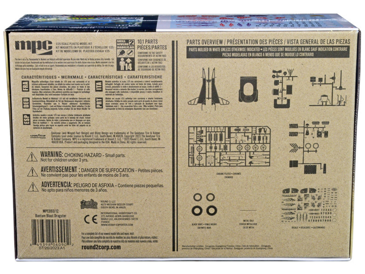 Maquette plastique de voiture Nissan 350Z 1:25