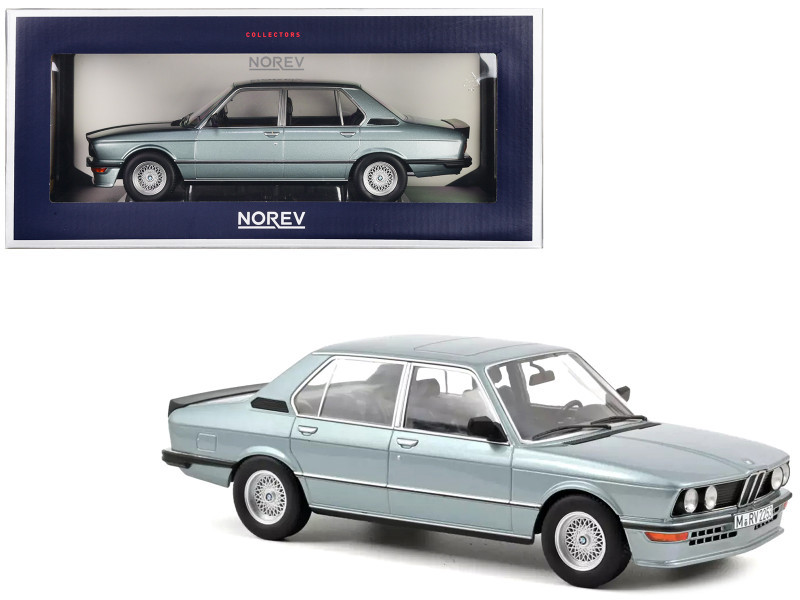 1980 BMW M 535i Light Blue Metallic 1/18 Diecast Model Car by