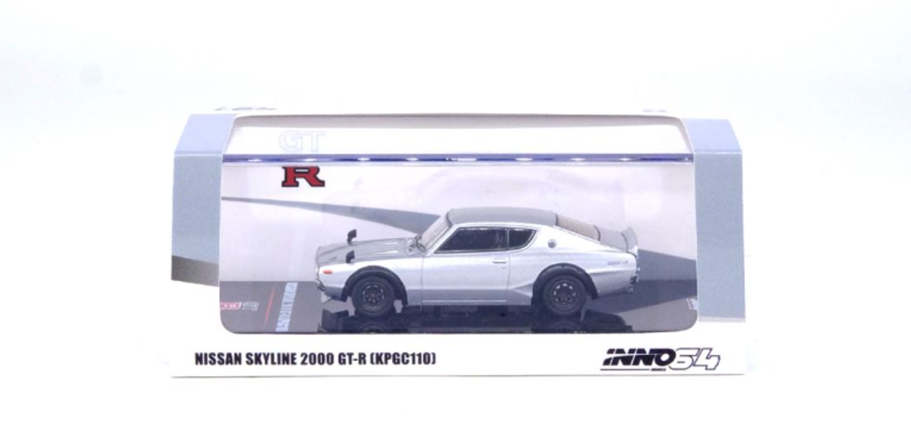 1/64 INNO NISSAN SKYLINE 2000 GT-R (KPGC110) Silver