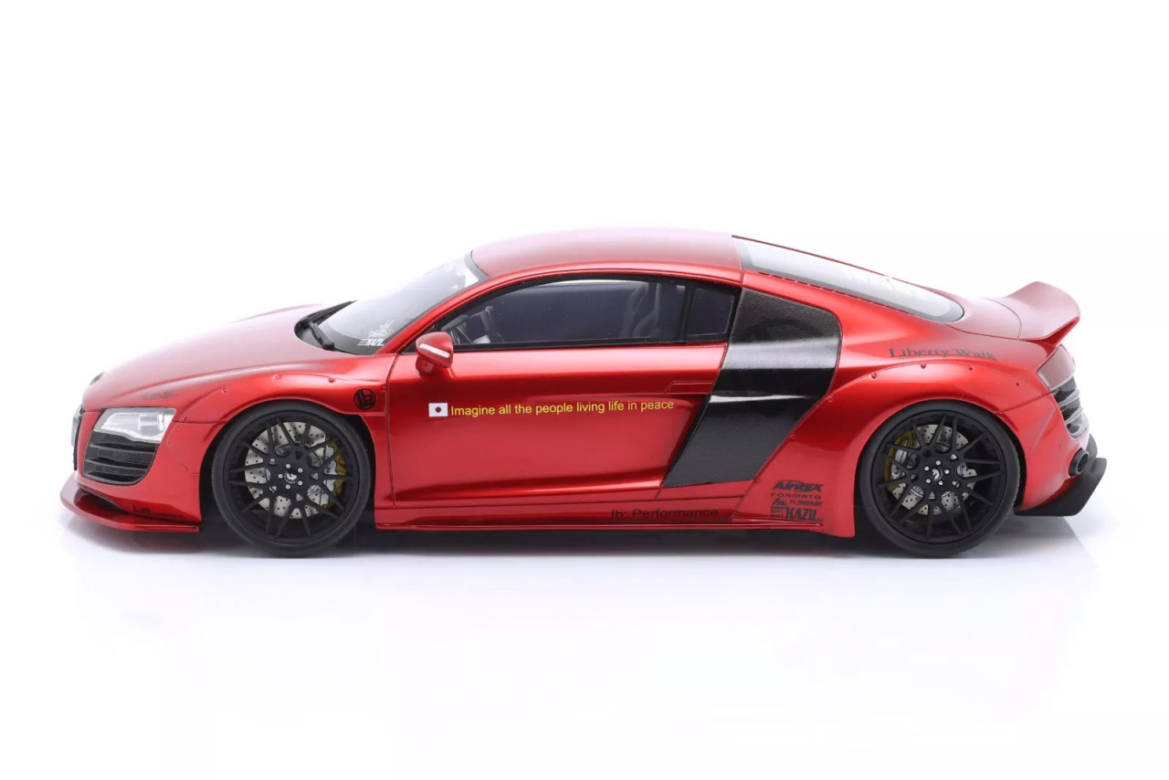 1/18 GT Spirit 2022 Audi R8 by LB Works (Red) Car Model