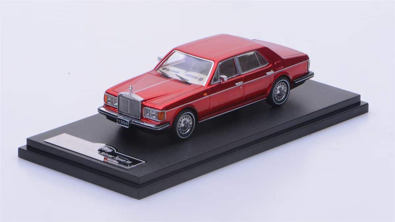1/64 GFCC Rolls-Royce Silver Spur III (Metallic Red) Diecast Car Model