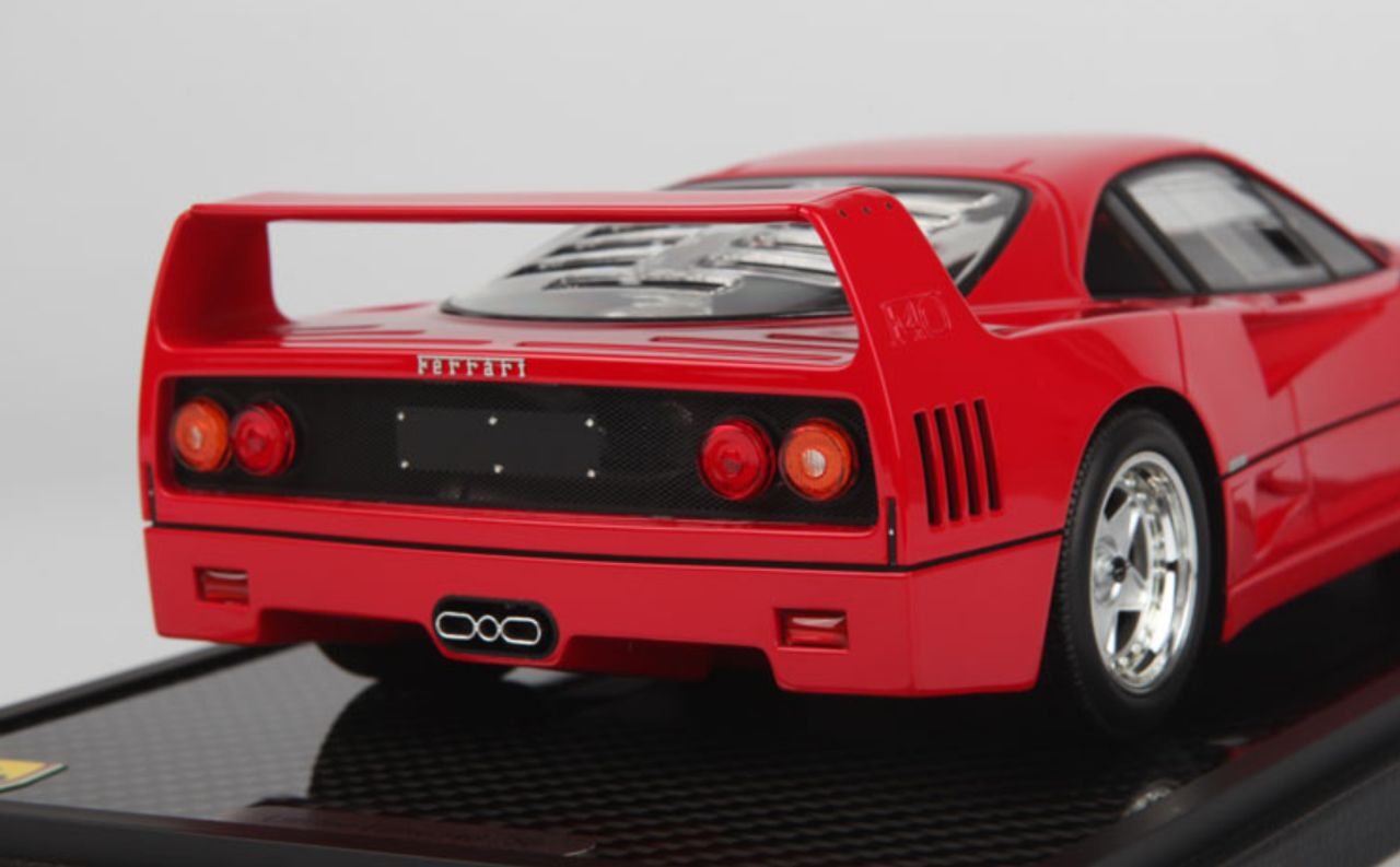 1/18 BBR 1987 Ferrari F40 (Red Rosso Corsa) Resin Car Model Limited 50
