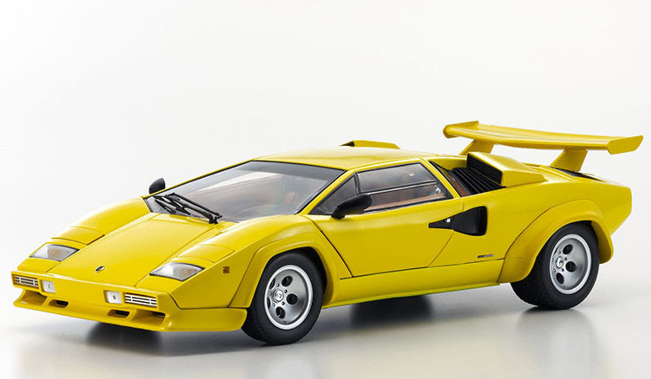 1/18 Kyosho Lamborghini Countach LP5000 Quattrovalvole (Yellow