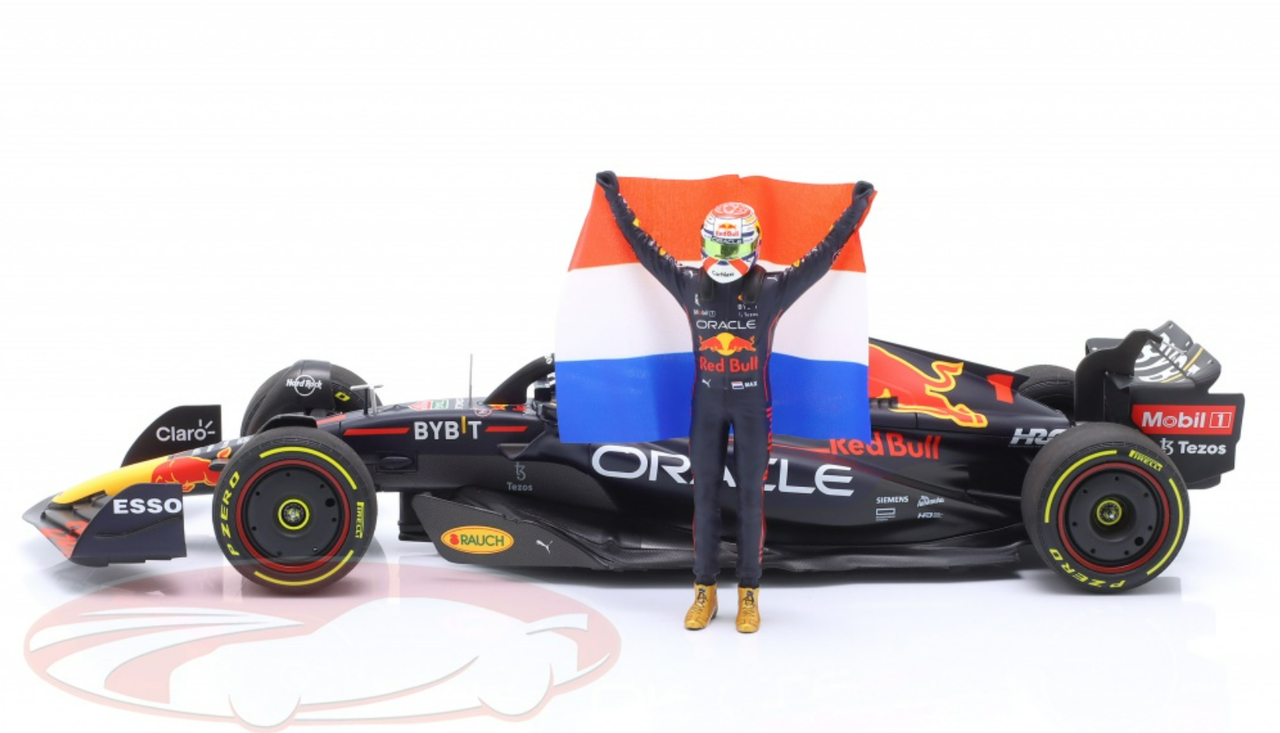 1/18 Minichamps 2022 Formula 1 Max Verstappen Red Bull RB18 #1 Winner Dutch GP World Champion Car Model