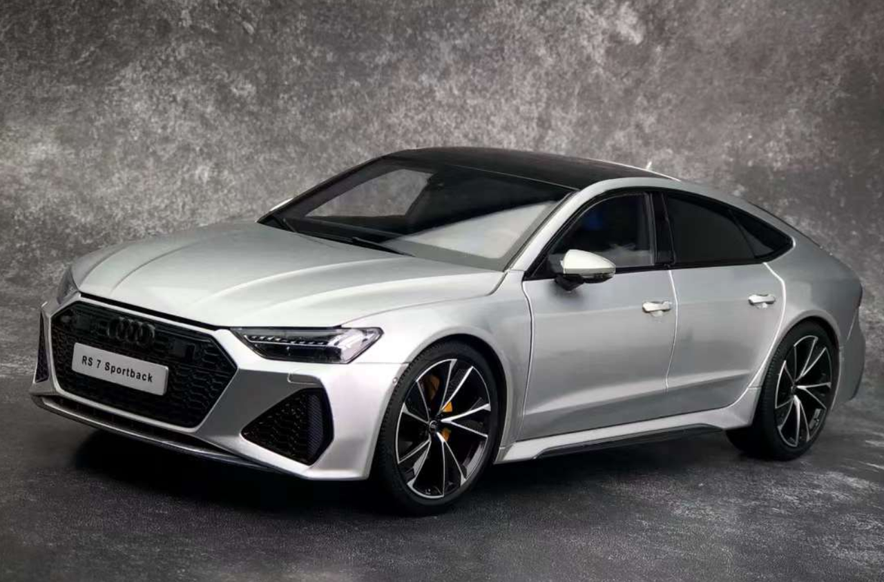 1/18 Kengfai Audi RS7 C8 (Silver) Diecast Car Model