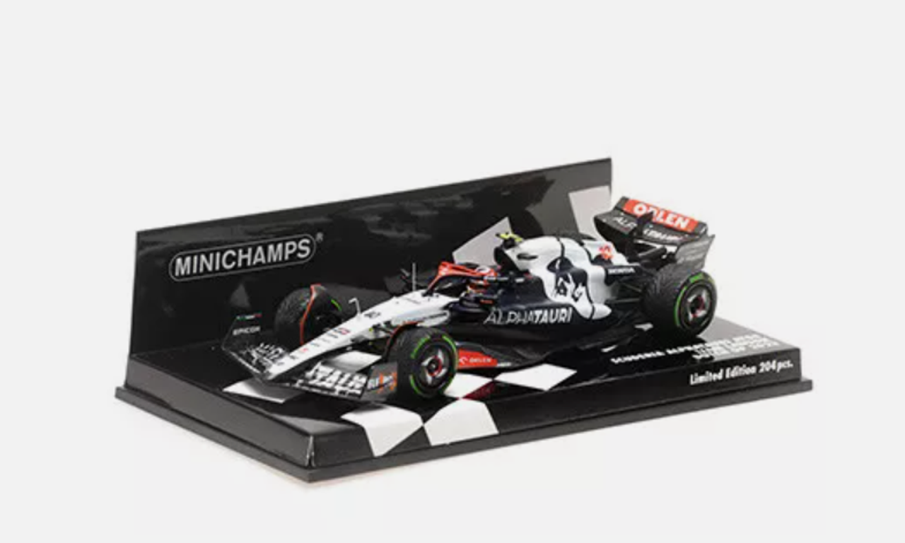 1/43 Minichamps 2023 Formula 1 Scuderia Alphatauri AT04 Liam Lawson Dutch GP Car Model