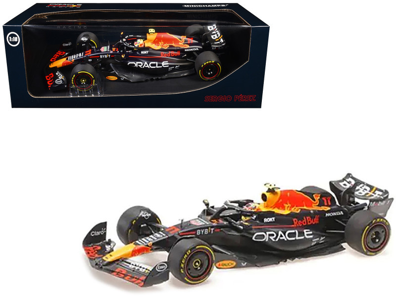 1/18 Minichamps 2023 Formula 1 Oracle Red Bull Racing RB19 Sergio