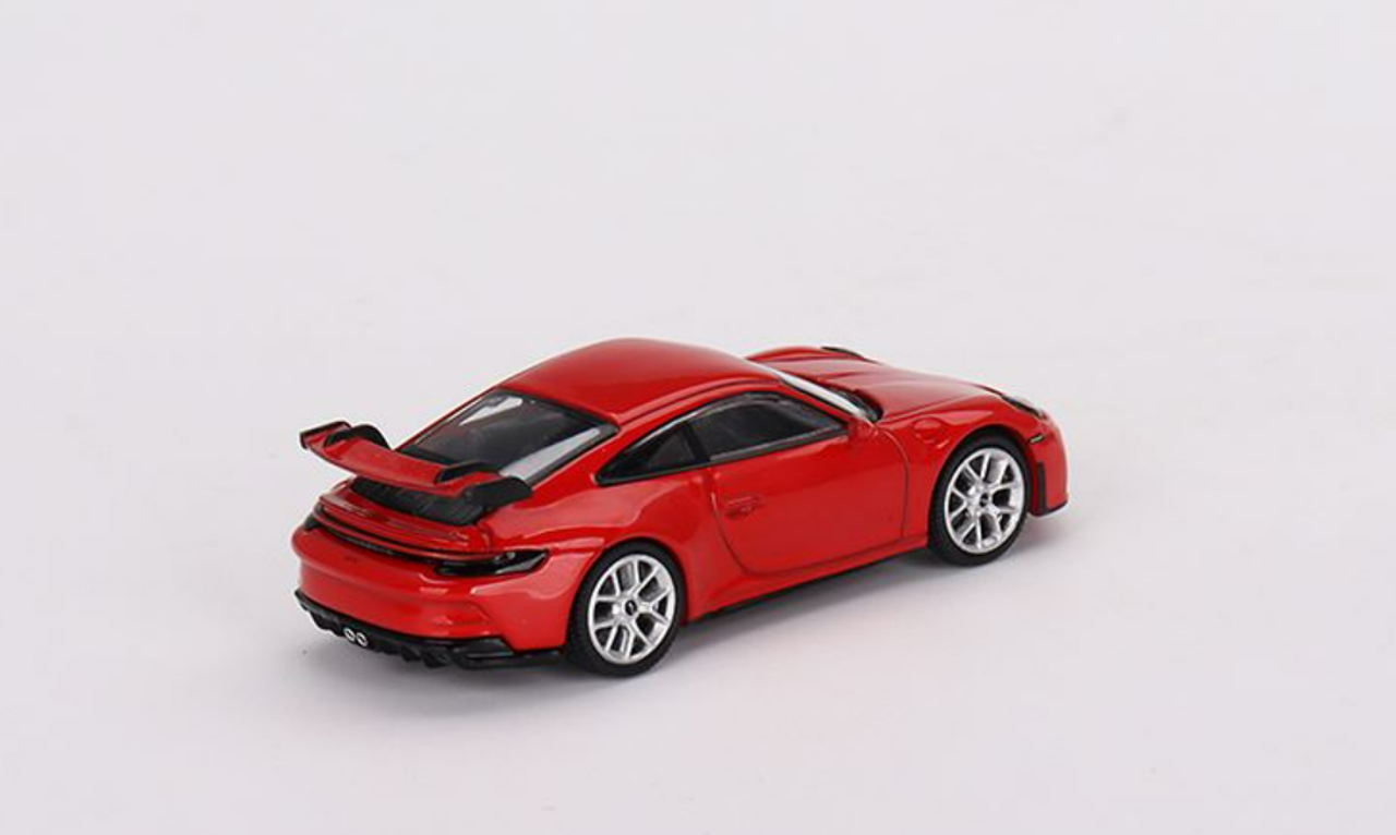 1/64 Mini GT Porsche 911 (992) GT3 (Guards Red) Diecast Car Model