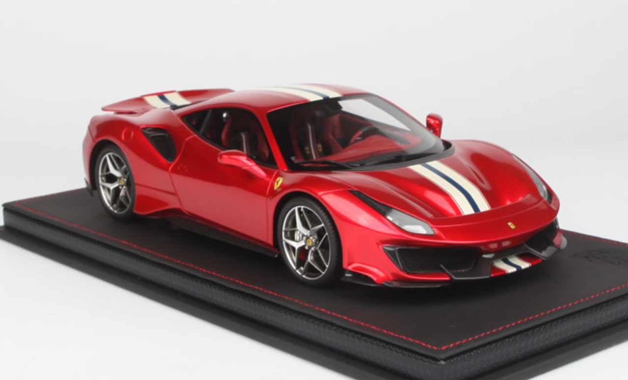 1/18 BBR Ferrari 488 Pista F1 2007B Red Resin Car Model Resin Car Model Limited 20